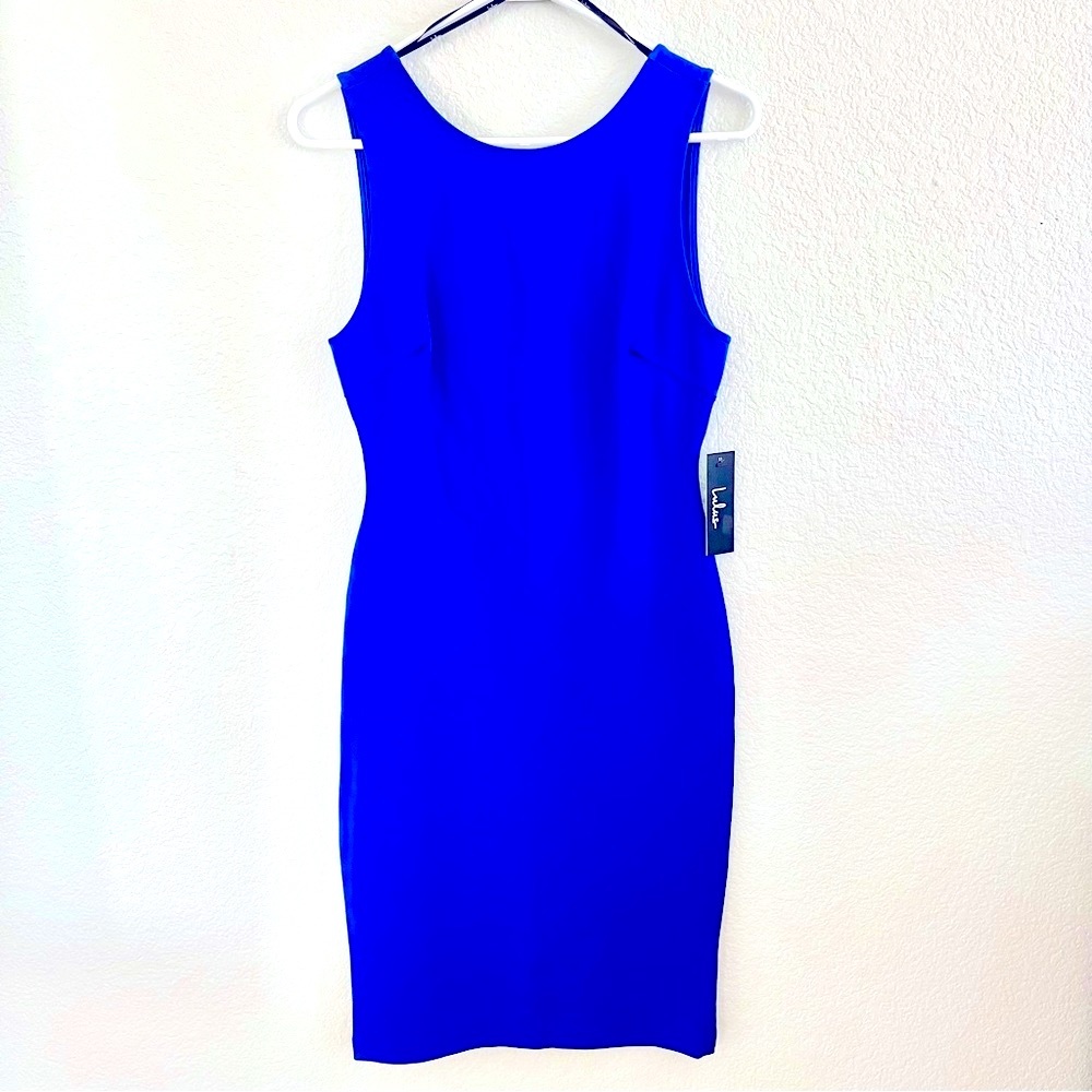 Lulu's Vibrant Blue Midi Dress